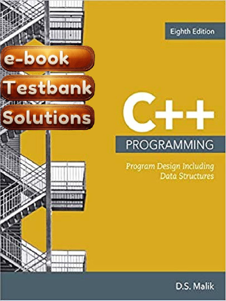 E-Book Testbank For C Programming Program Design Including Data ...