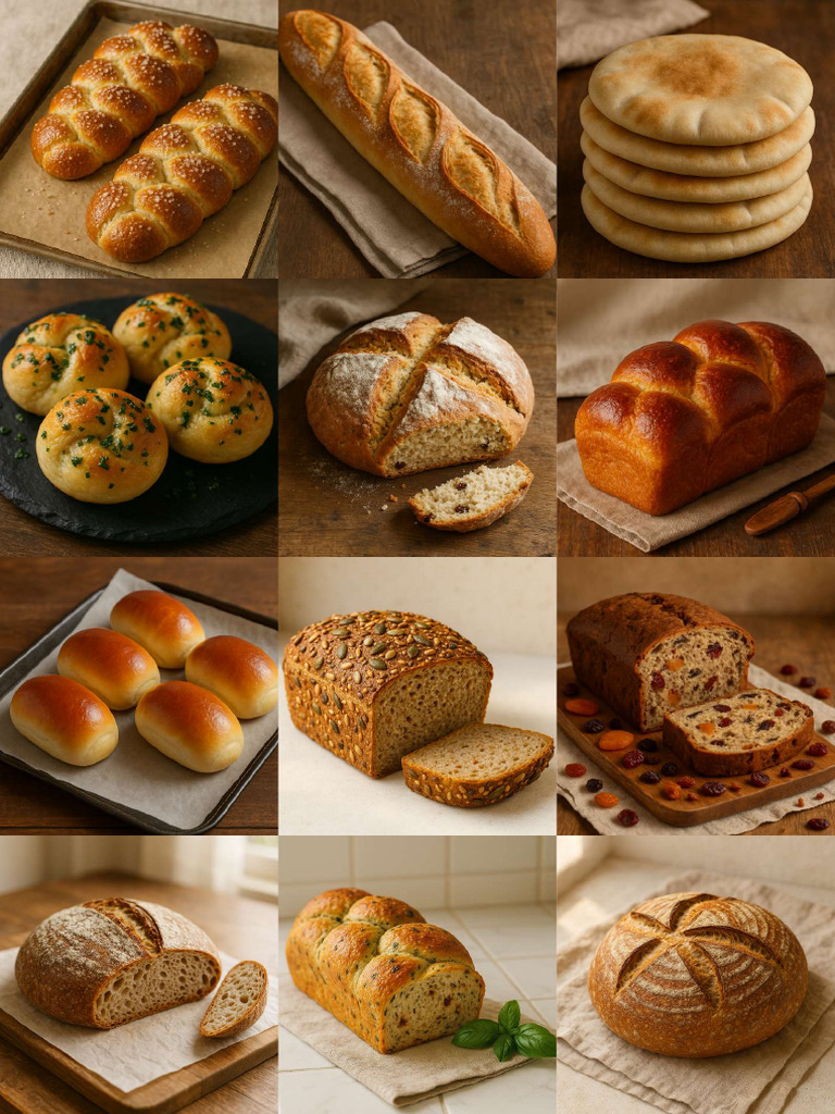 Recetas de Panes | PDF | Panes | Levadura