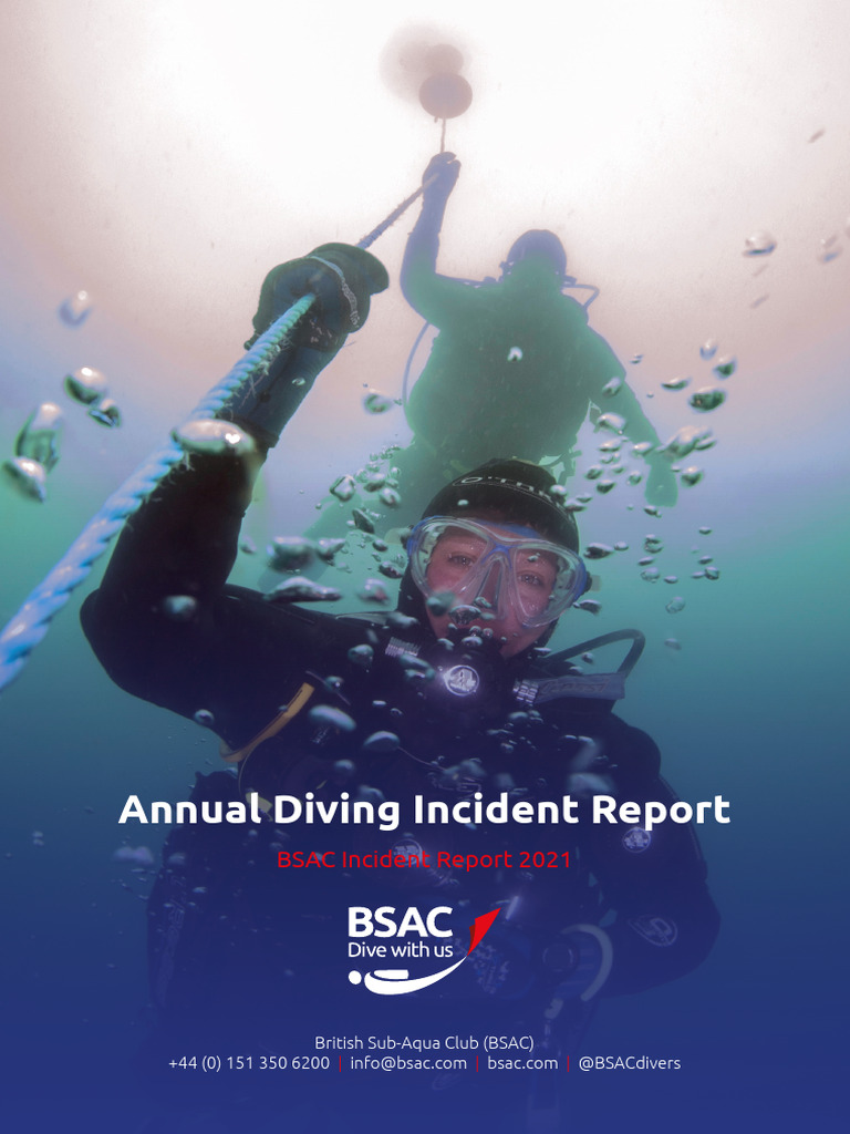 1bsac Diving Incident Report 2021 1sssss | PDF | Scuba Diving ...