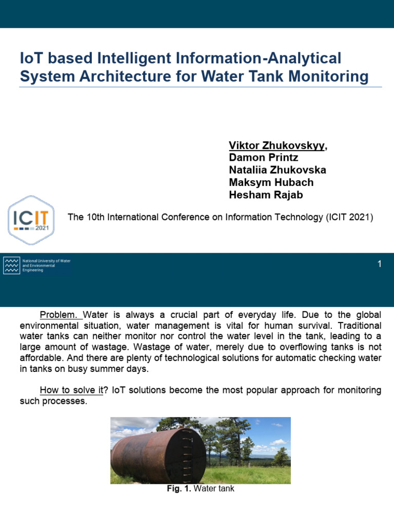 IoT Smart Networking Tank Toad | PDF | Transmission Control Protocol ...