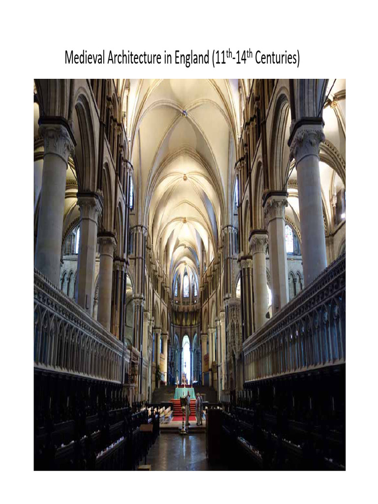 Anglo-Saxon and Norman Architecture in England | PDF | Church (Building ...