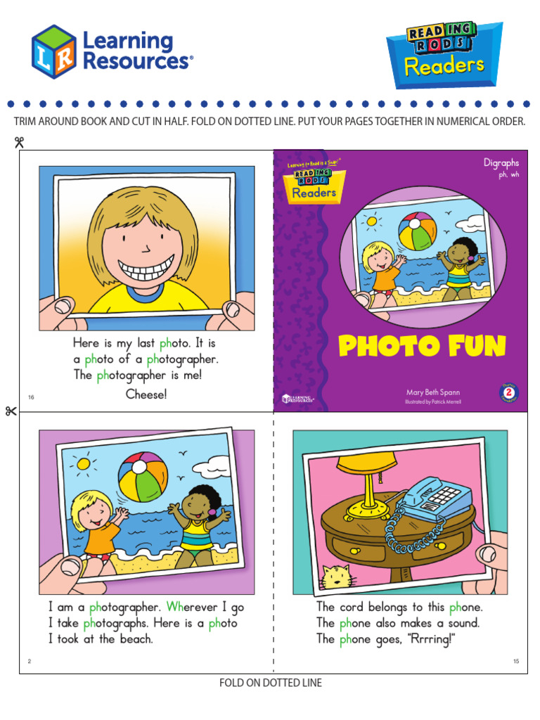 Reading Rods Photo Fun Book Level 2 | PDF | Applied Linguistics ...