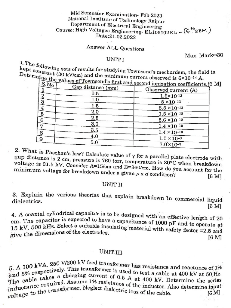 Mid & End Sem PYQs (2023) | PDF