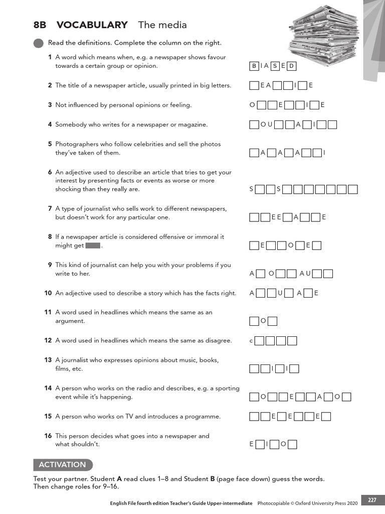 TB - Extra Material - Complete-70 | PDF | Newspapers | Linguistics