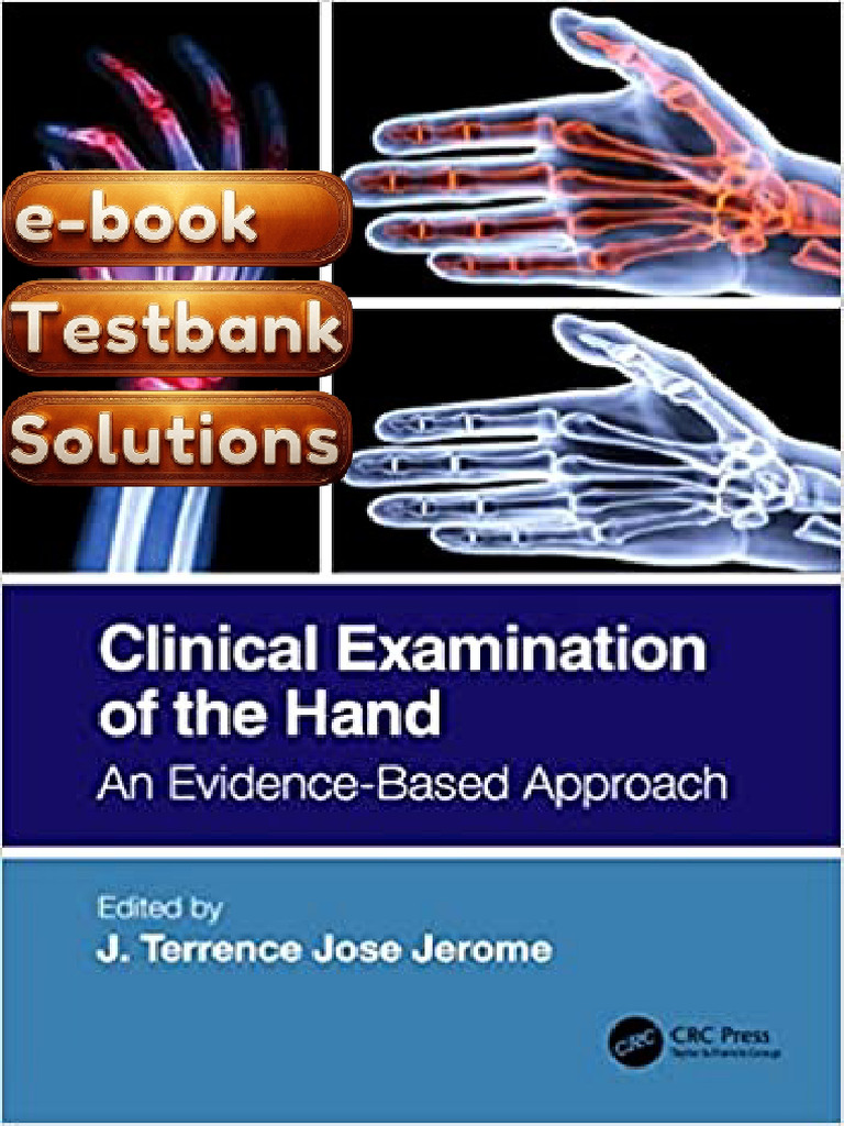 E-Book Testbank For Clinical Examination of The Hand Textbook by J ...