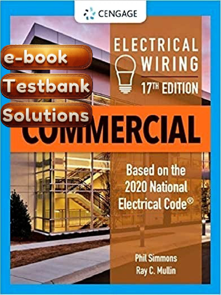 E-Book Testbank For Electrical Wiring Commercial 17th Edition Textbook ...