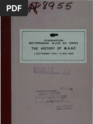 History Of The Mediterranean Allied Air Forces Part Ii 1 September 1944 To 9 May 1945 Nature