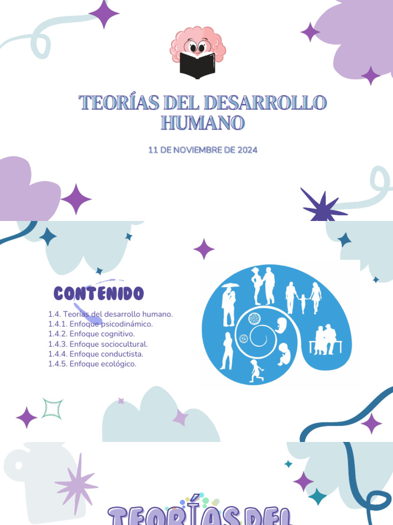 Teorias Del Desarrollo Humano | PDF | Teoría de apego | Sicología
