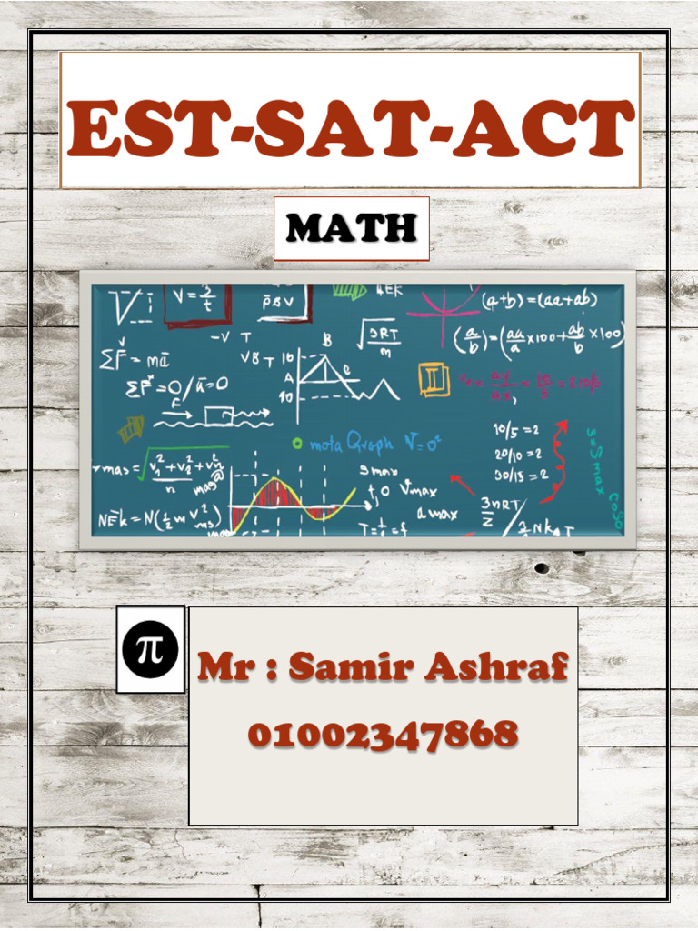 Sat Math Test 3 | PDF | Circle | Triangle
