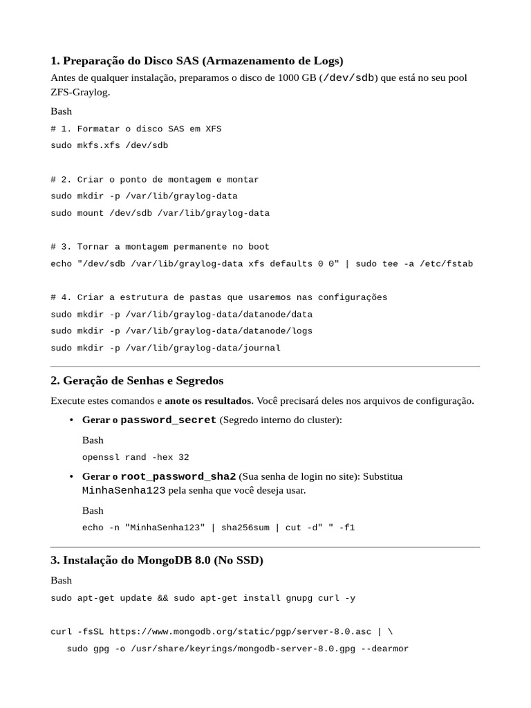 Instalação Zfs para Dados | PDF | Programas | Tecnologia de sistema ...