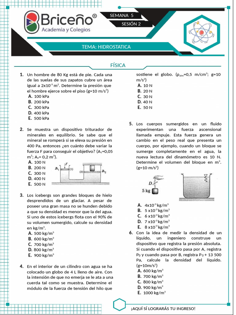 Sem+5+Segunda+Entrada+(1).PDF | PDF | Presión | Densidad