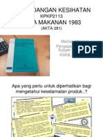 Download Akta Makanan 1983  by Mazlan Mansor SN100106793 doc pdf