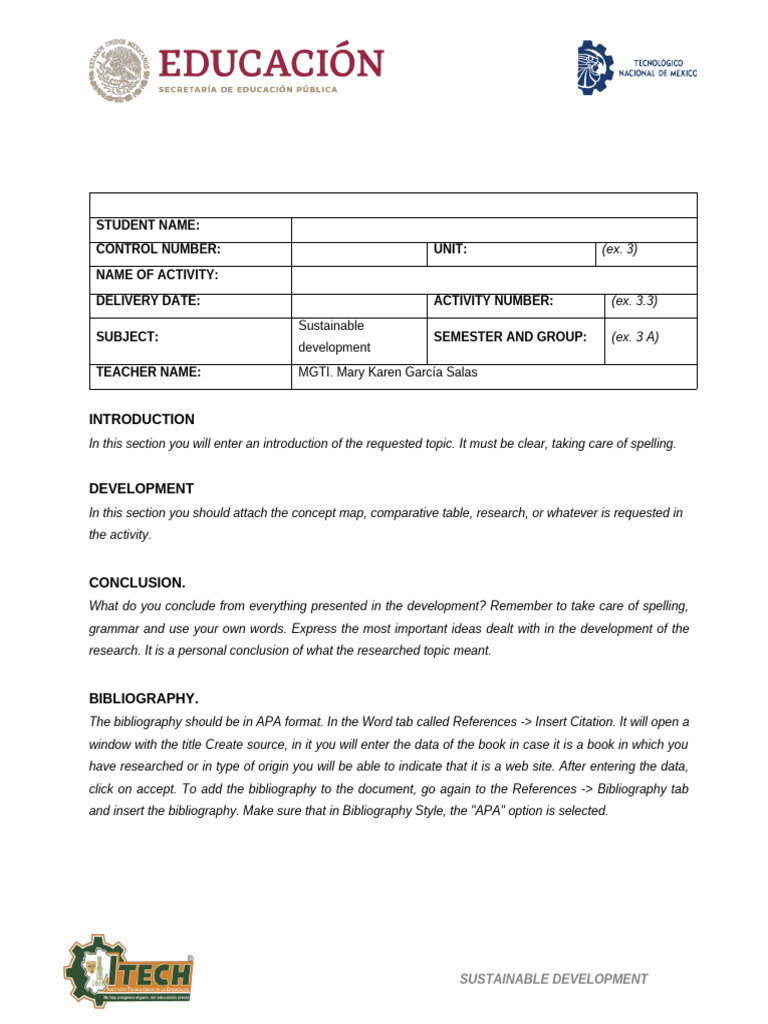 Activity Format | PDF