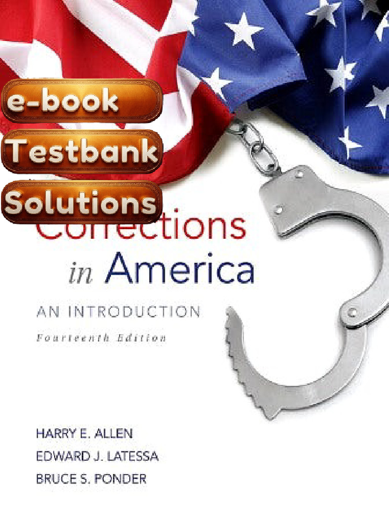 E-Book Testbank For Corrections in America An Introduction 14th Edition ...