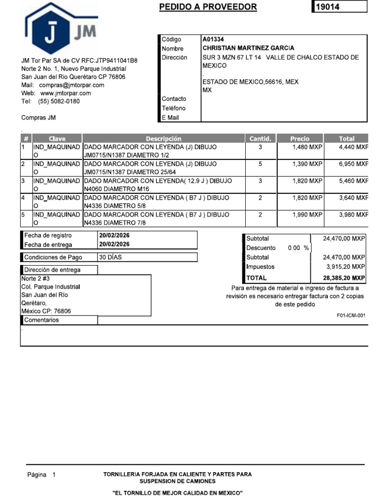 Po 19014 | PDF
