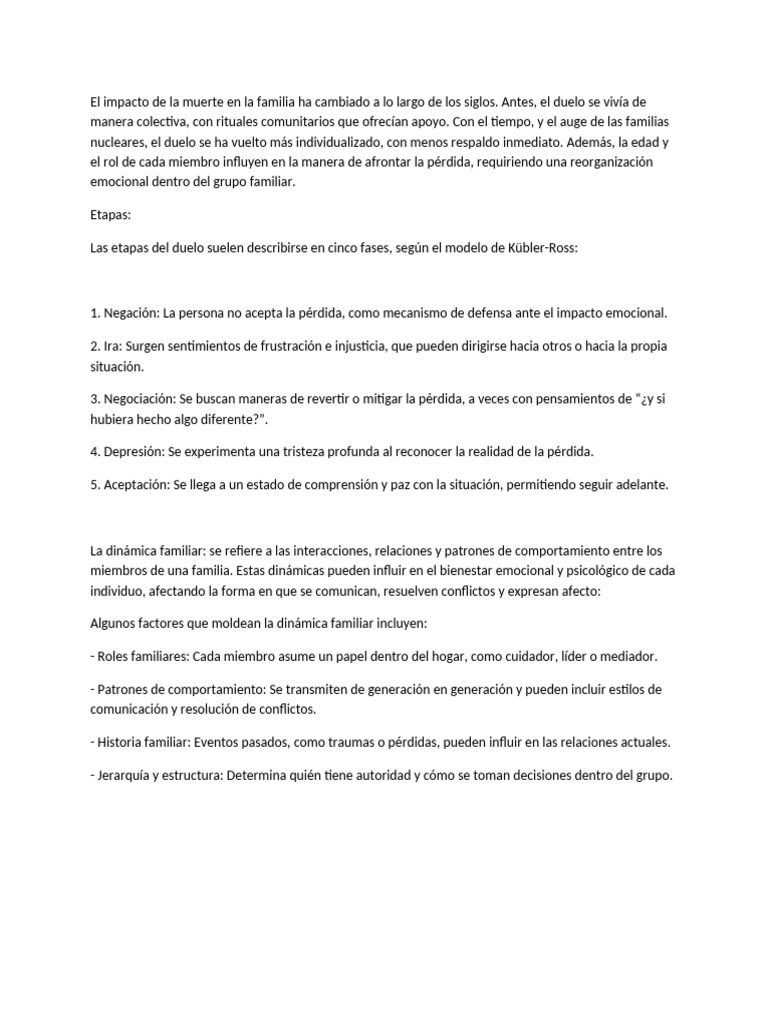 El Impacto de La Muerte | PDF