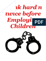 Child Labor Is A Crime
