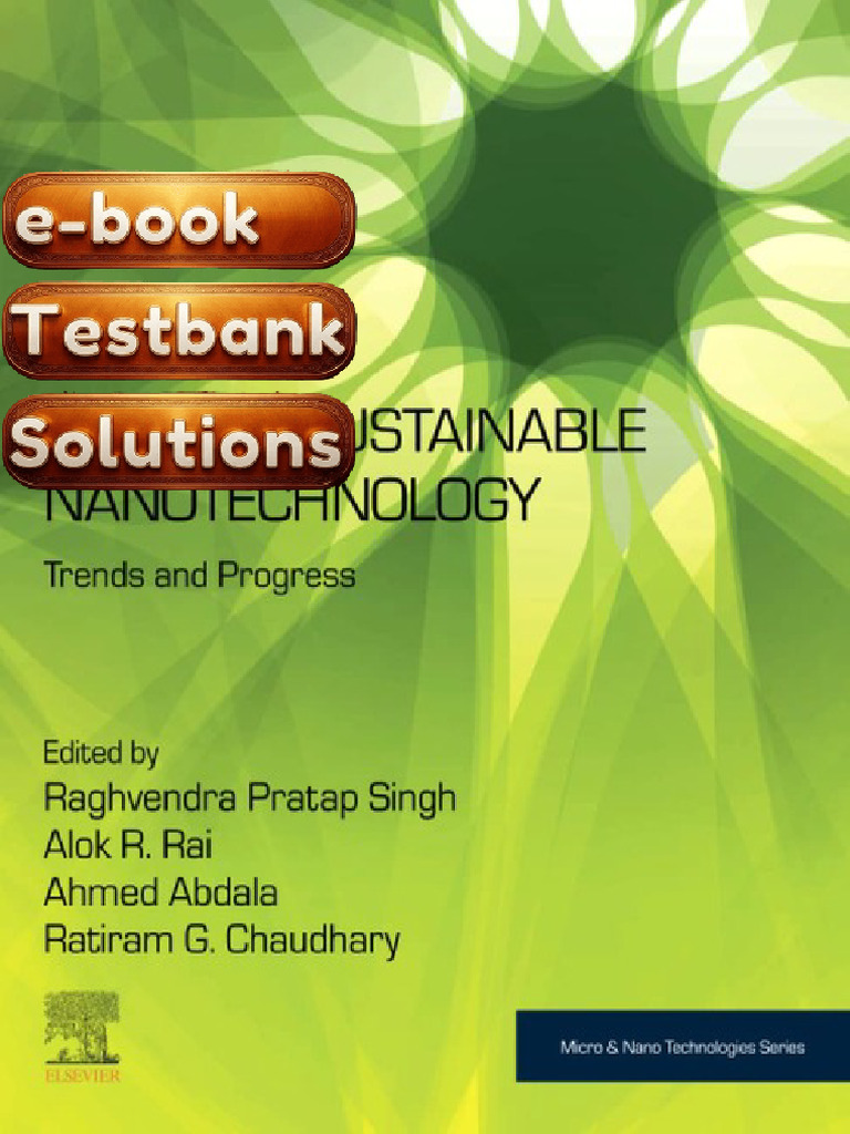 E-Book Testbank For Biogenic Sustainable Nanotechnology Trends and ...