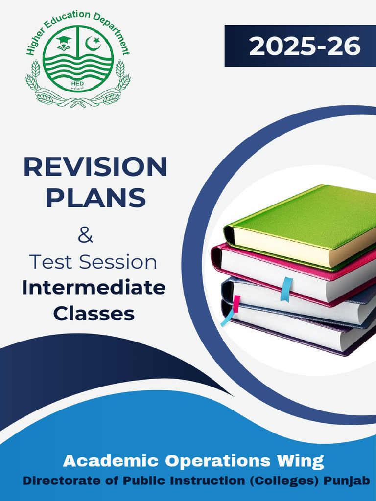 Intermediate Classes Revision Plans 2026 | PDF | Cellular Respiration ...