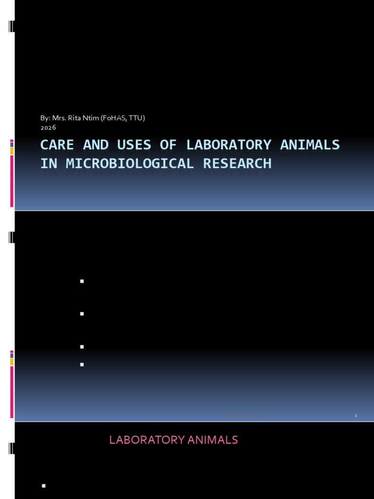 Care and Uses of Laboratory Animals | PDF | Animal Testing | Vaccines