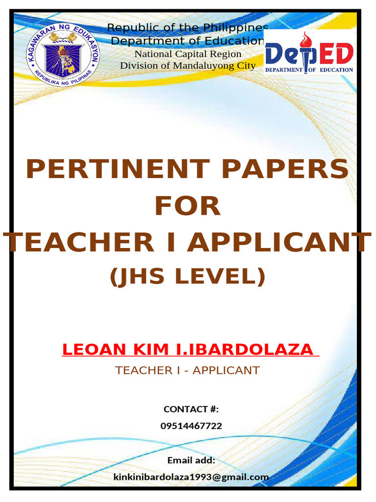 Cover Page PD Final Jhs - 1dc66e2d Bf51 4b18 941f 44bcb94e476a | PDF
