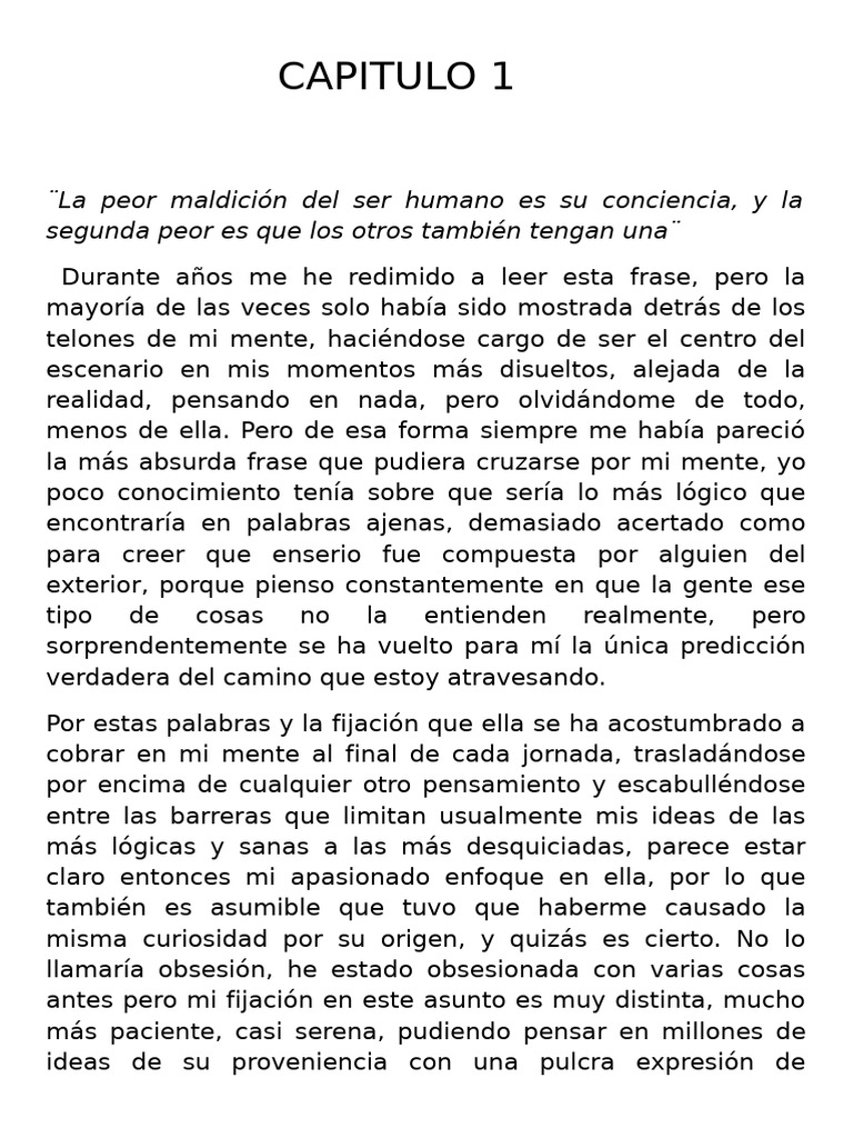 Capitulo 1 | PDF | Pensamiento