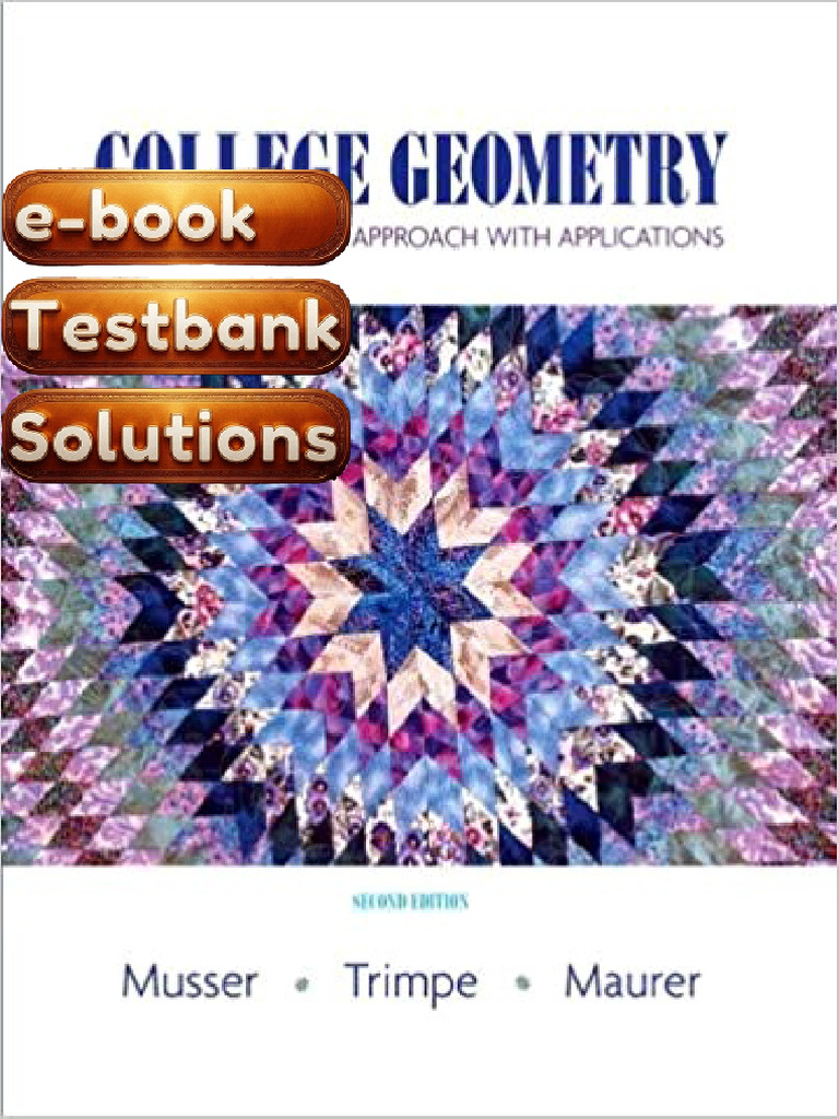 E-Book Testbank For College Geometry A Problem Solving Approach With ...