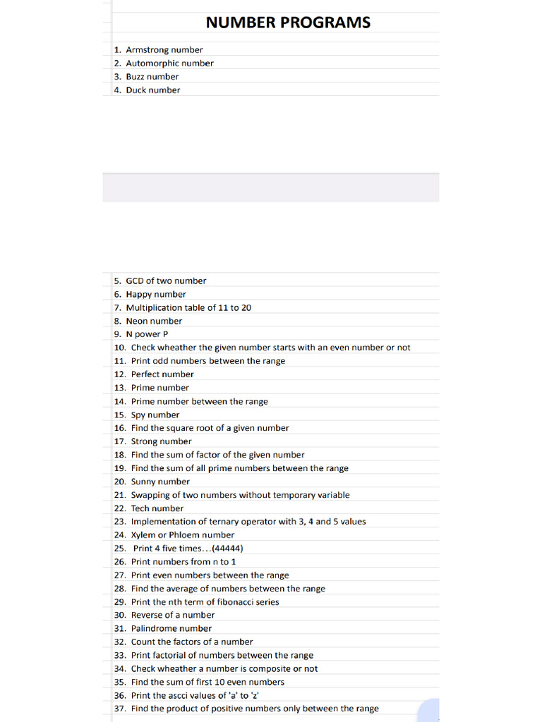 Programs | PDF