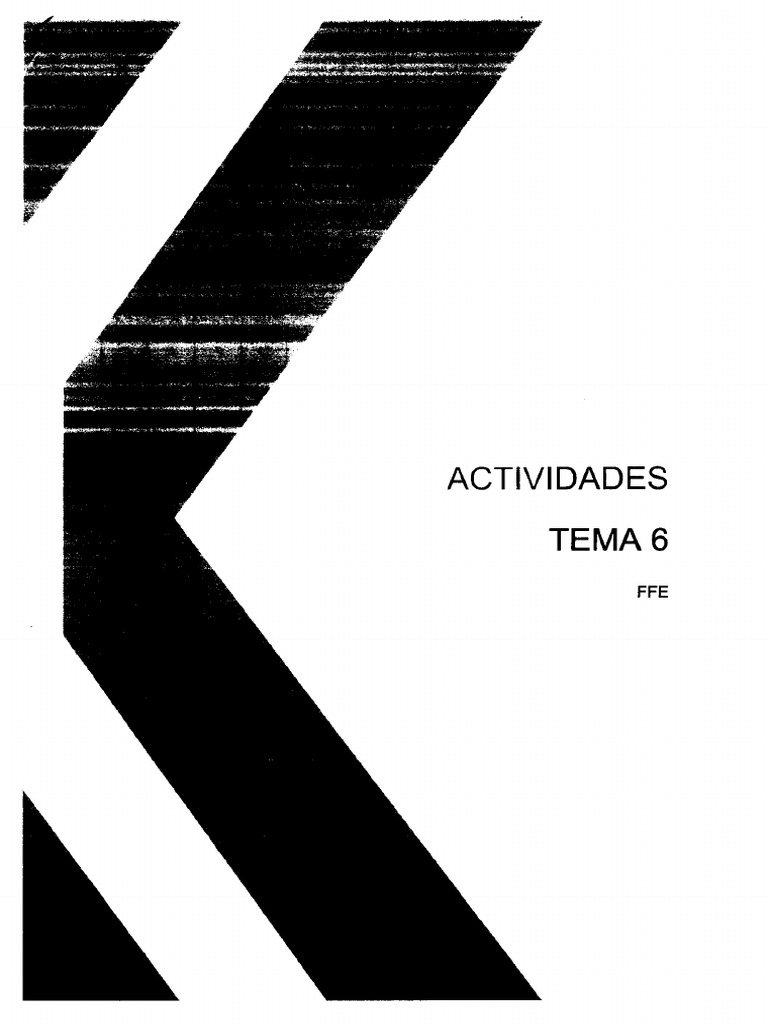 Actividades Tema 6 | PDF