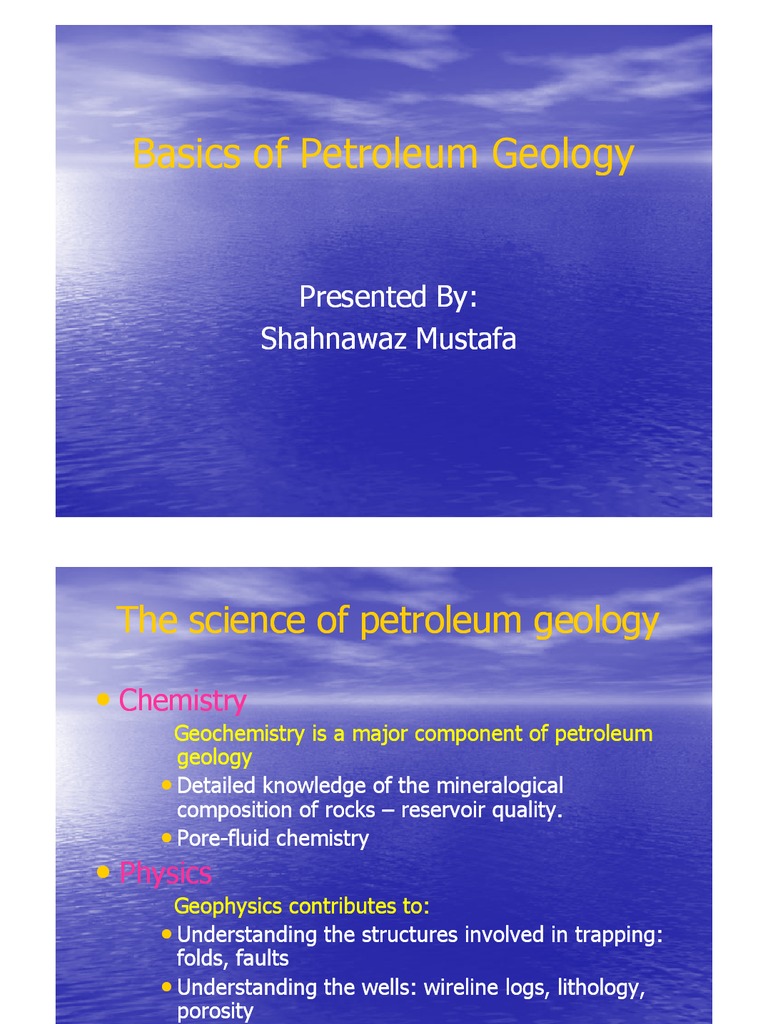 Basics of Petroleum Geology PDF Petroleum Geology Petroleum