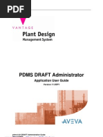PDMS DRAFT Administration Guide