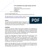 Proposal For Test of A Motionless Zero-Point Energy Converter