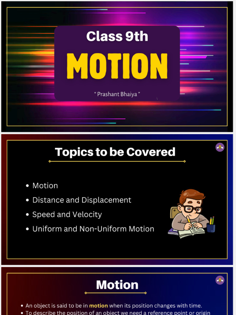 Science - Motion | PDF