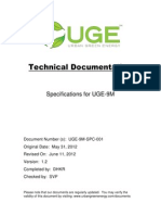 UGE 9M Specifications