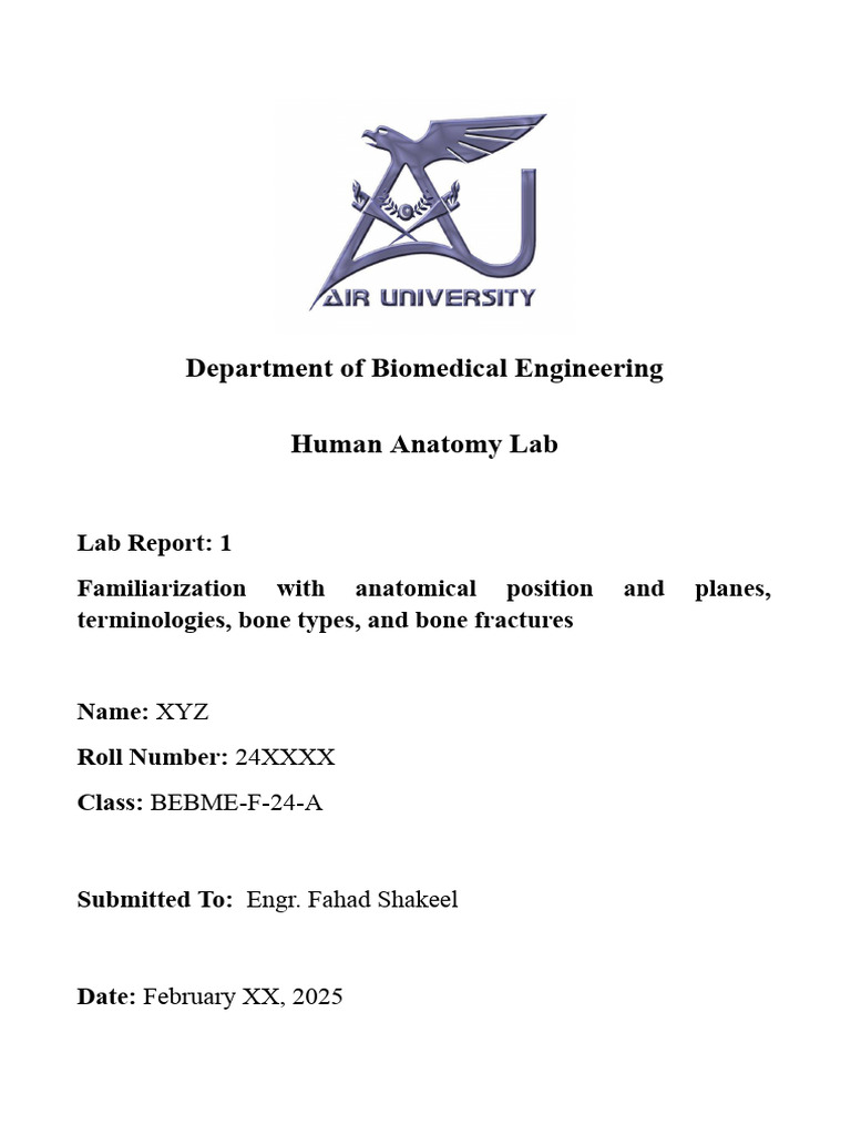 HA Lab Report Template | PDF