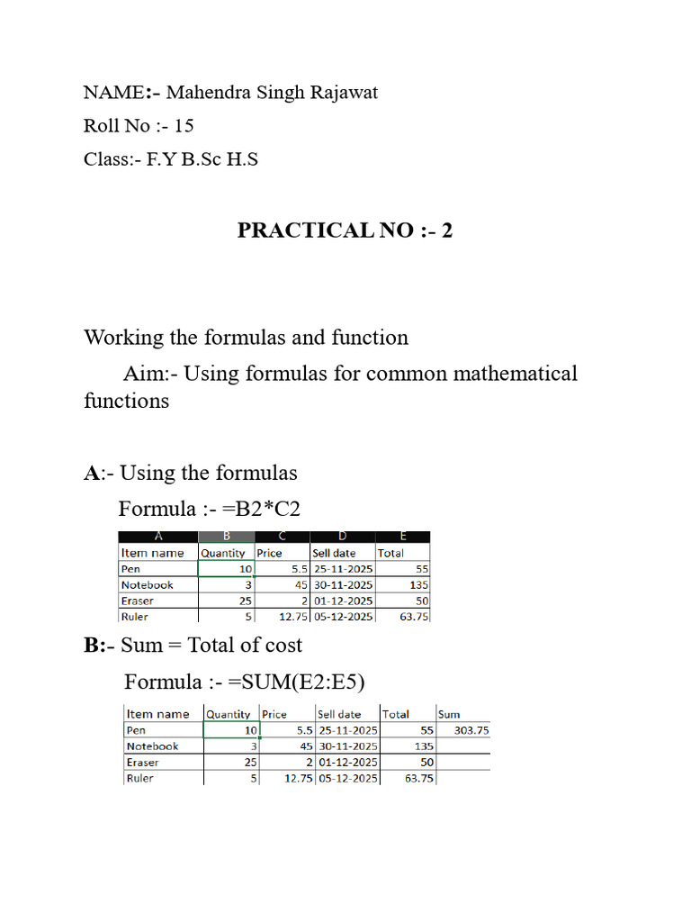 Practical No 2 Mahendra - 100723 | PDF