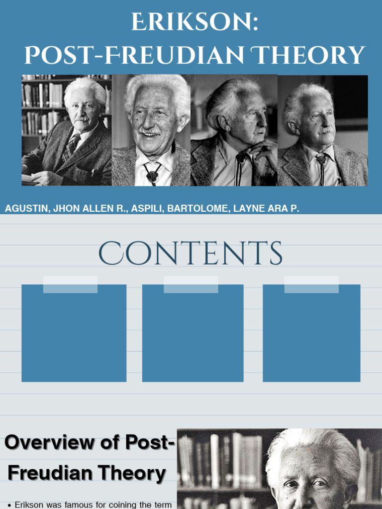 ERIKSON | PDF | Identity (Social Science) | Psychology