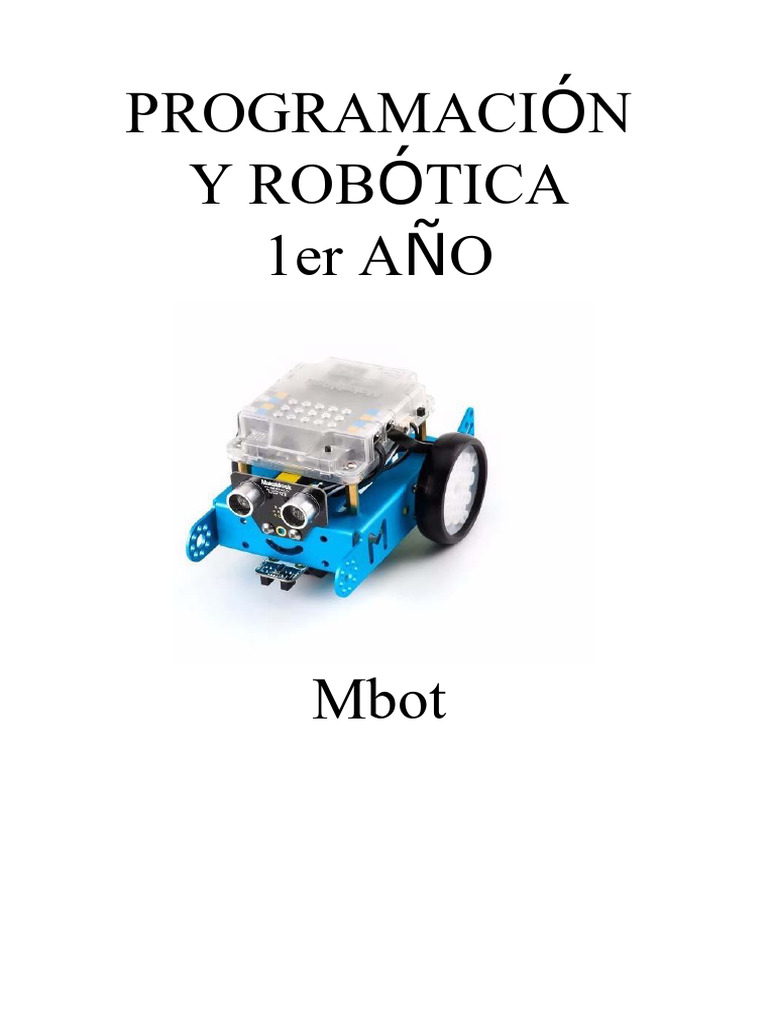 Manual de MBot 1era Parte | PDF | Robot | Robótica