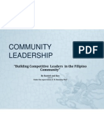 Community Leadership: "Building Competitive Leaders in The Filipino Community"