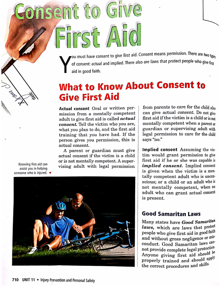 711 Consent & Universal Precautions | PDF