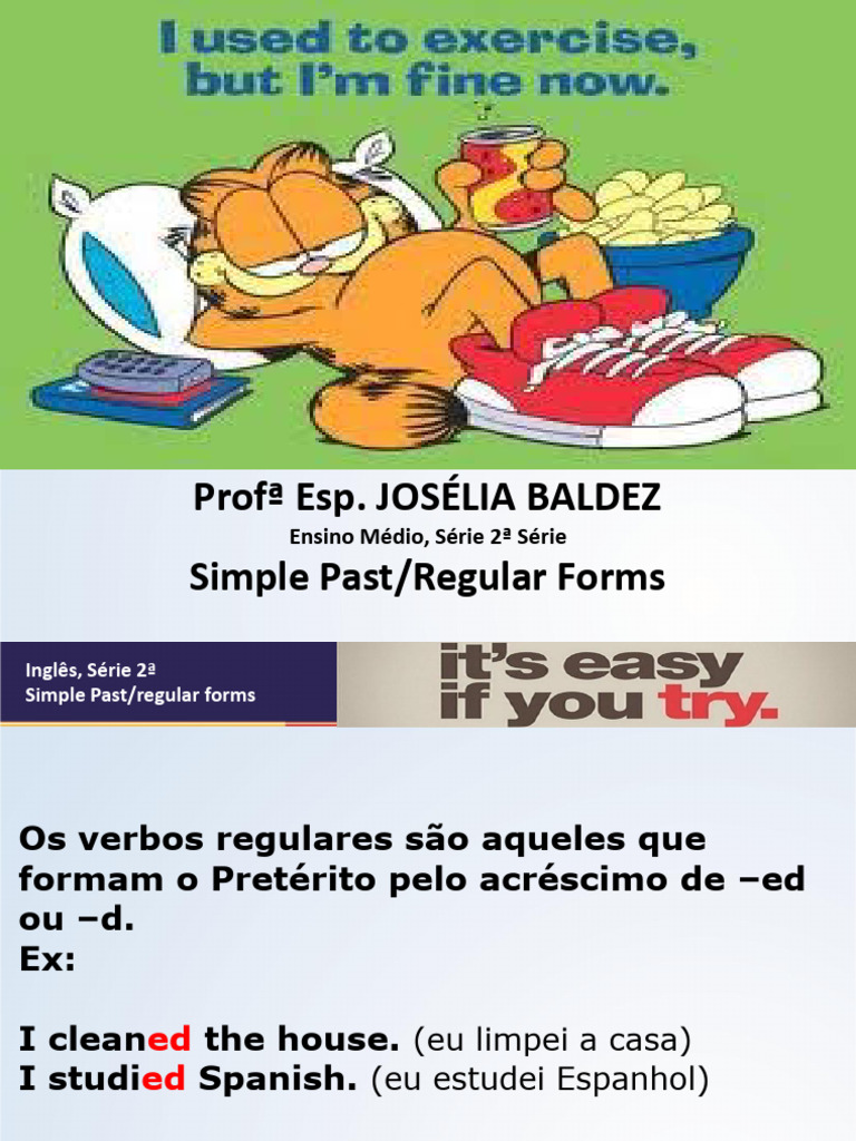 Simple Past Regular Forms | PDF | Semantics | Language Mechanics