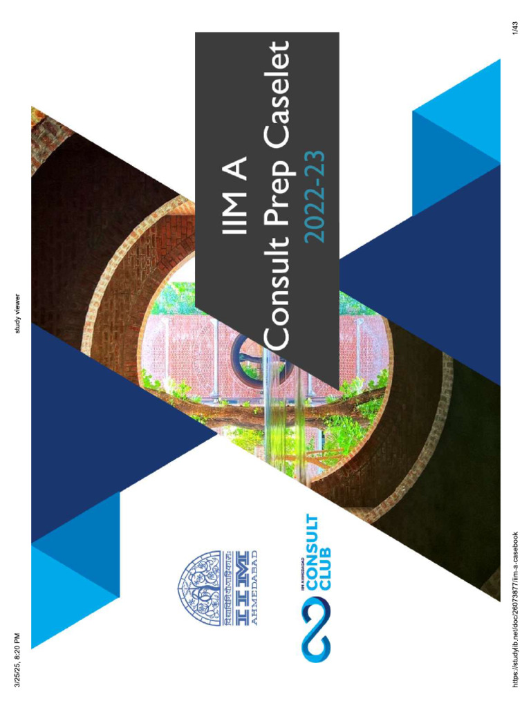 IIMA Case Study | PDF