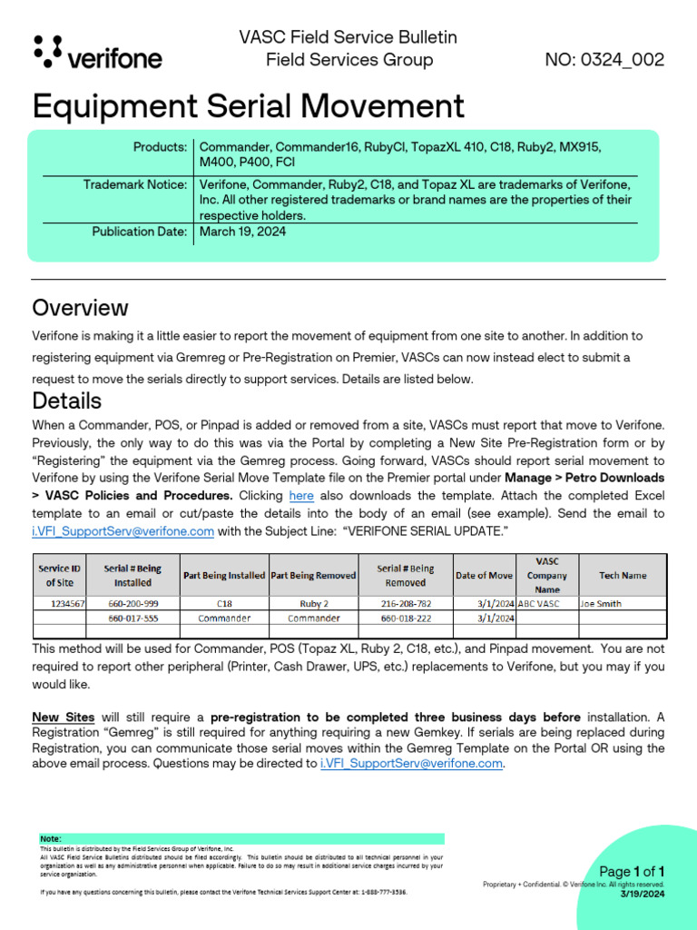 0324 002 Equipment Serial Movement | PDF | Computing