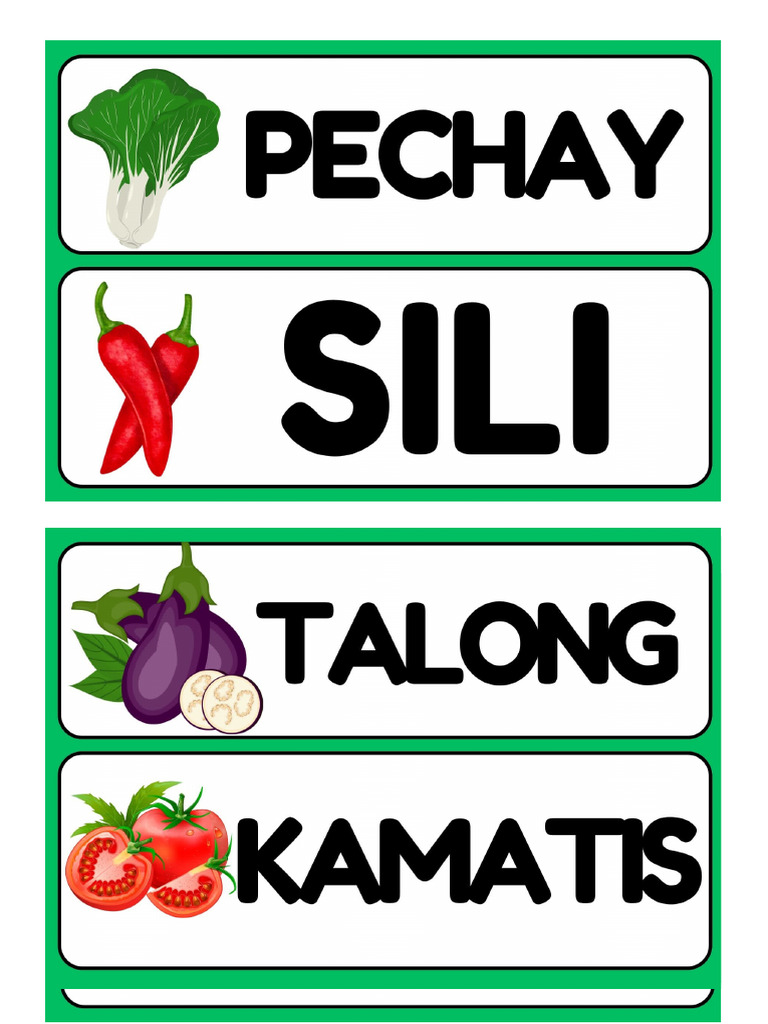 Vegetable Label | PDF