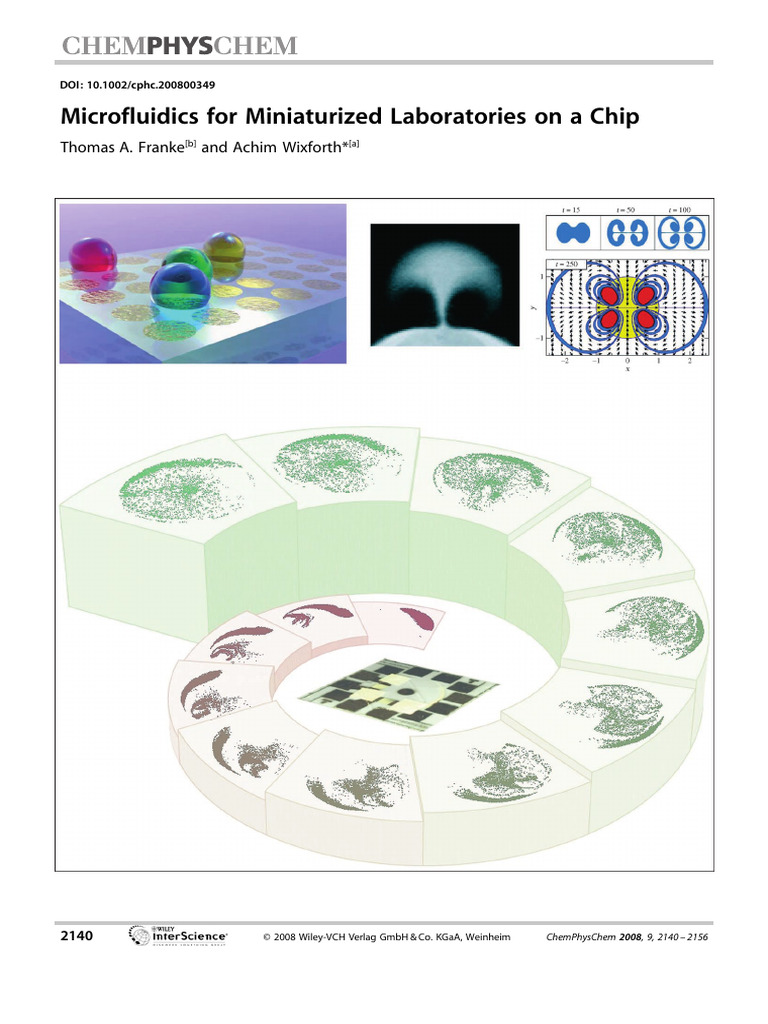 Microfluidics For Miniaturized Laboratories On A Chip | PDF ...