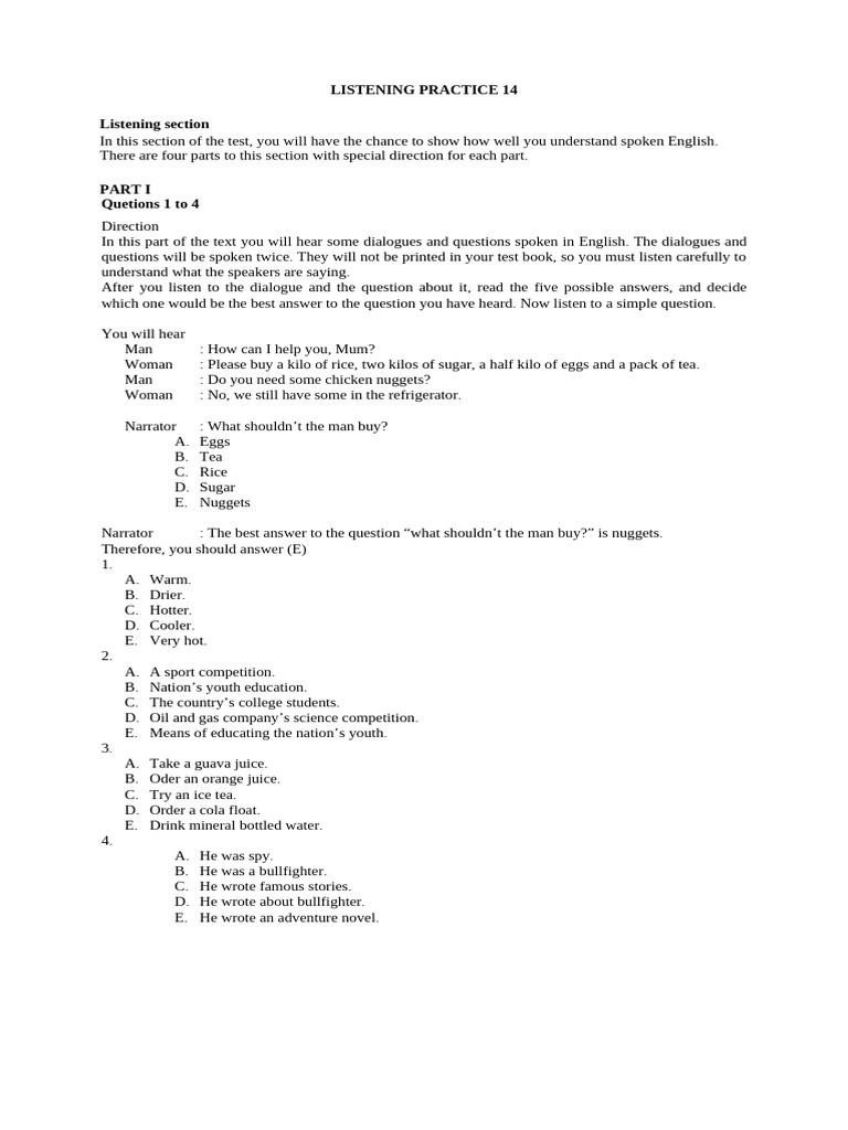 Script Listening 2014 | PDF | Chess Theory