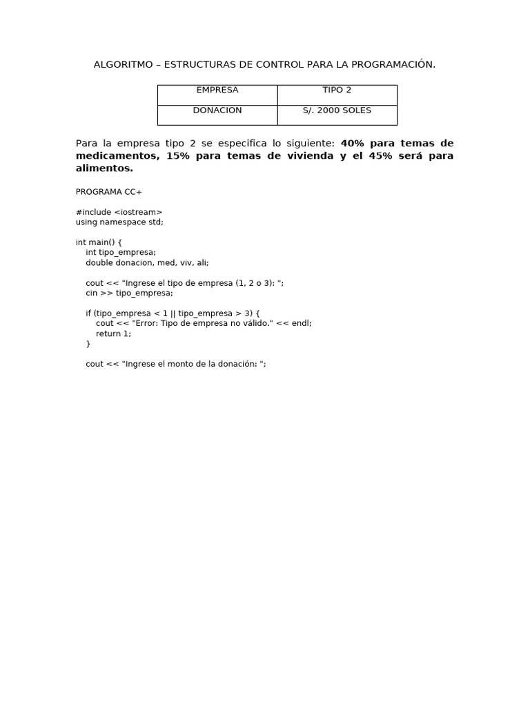 Codigo C++ | PDF