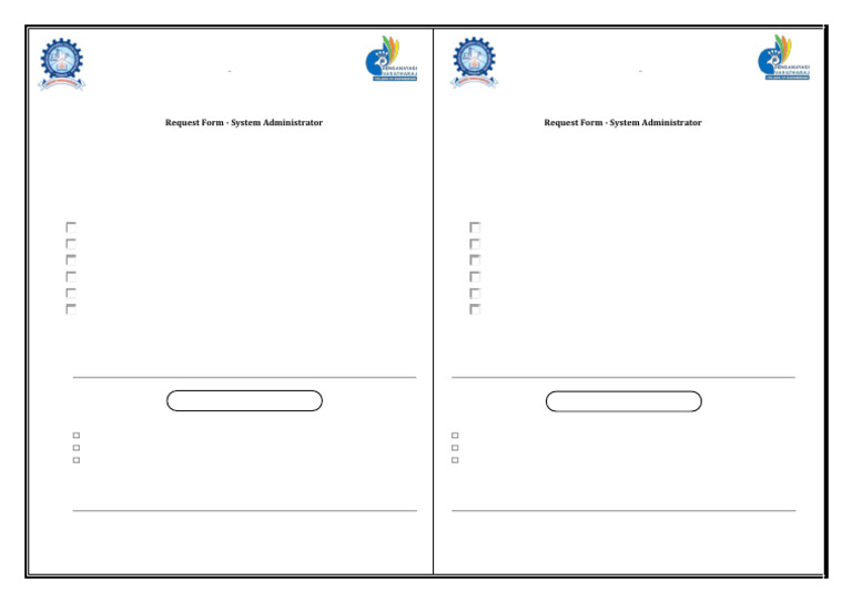 Request Form Sys Admin | PDF | Software | Computing