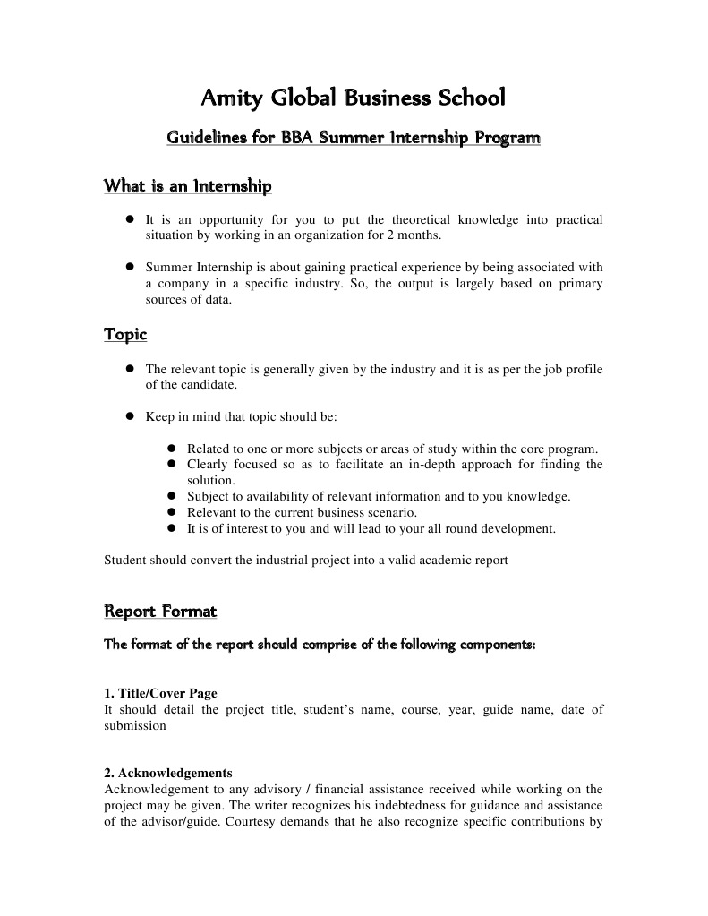 Internship report research image