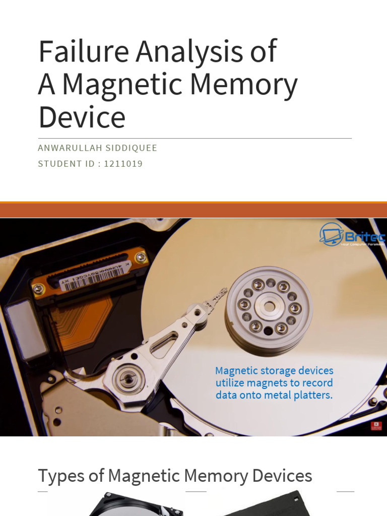 Failure Analysis | PDF | Hard Disk Drive | Physical Sciences